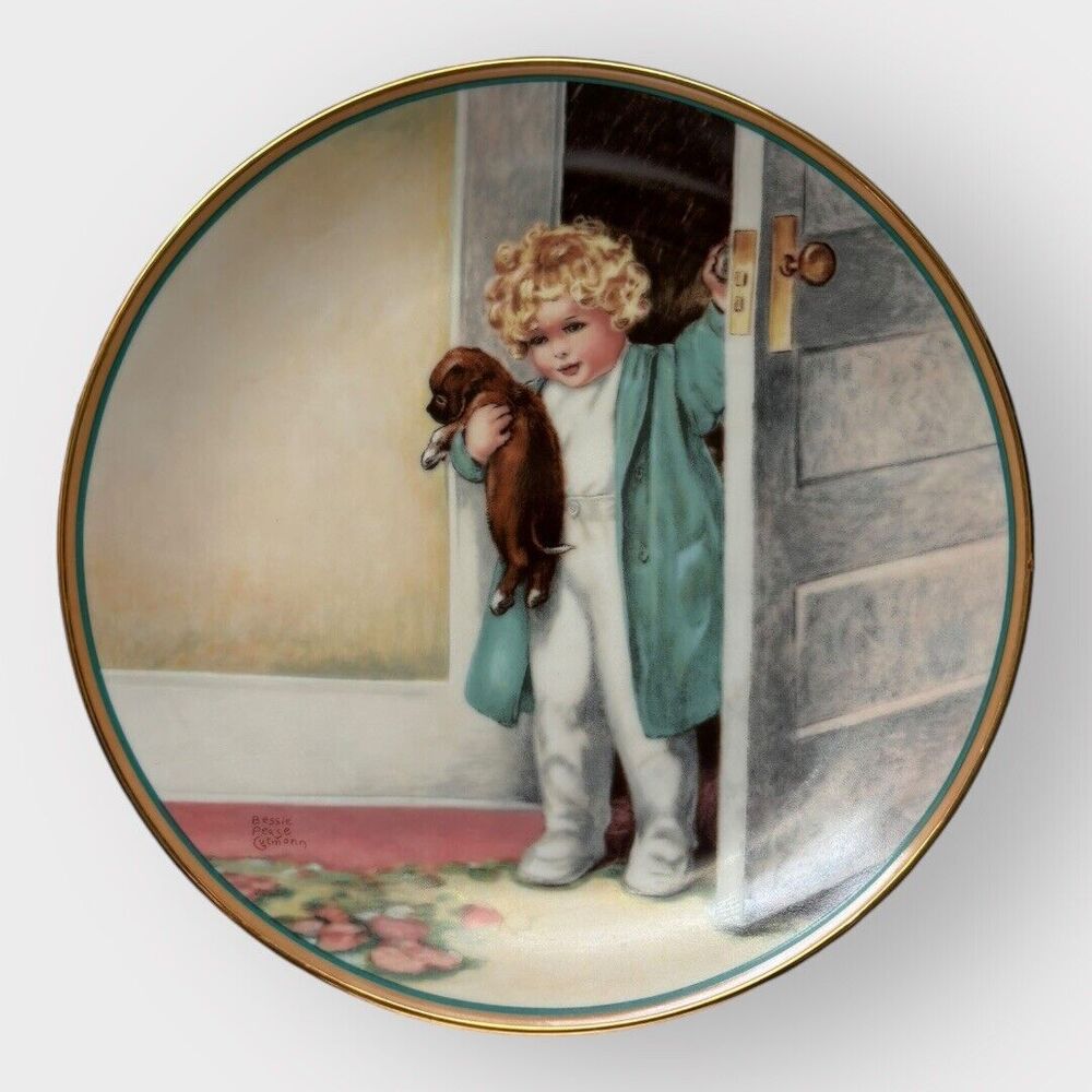 Bessie‎ Pease Gutmann “Good Morning” Plate Hamilton Collection 1986